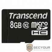 Micro SecureDigital 8Gb Transcend TS8GUSDC10 {MicroSDHC Class 10}