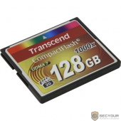 Флеш-накопитель Transcend 128GB Transcend CompctFlash 1000X MLC, R: 160MB/s Поддерживает запись в высоком разрешении Full-HD, 3D и 4K UHDTV (2160p)