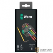 WERA (WE-073599) 967 SPKL/9 TORX® BO Multicolour Набор Г-образных ключей, BlackLaser, SB, 9 предметов