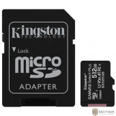 Флеш карта microSD 512GB Kingston microSDXC Class 10 UHS-I U3 Canvas Select Plus (SD адаптер) 100MB/s
