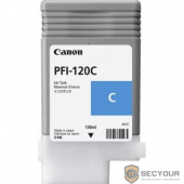 Canon PFI-120C 2886C001  Картридж для  TM-200/TM-205/TM-300/TM-305, 130 мл. голубой (GR)