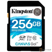 SecureDigital 256Gb Kingston SDG/256GB {SDXC Class 10 UHS-I U3 Canvas Go!}