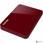 Накопитель на жестком магнитном диске Toshiba Внешний жесткий диск TOSHIBA HDTC910ER3AA Canvio Advance 1ТБ 2.5&quot; USB 3.0 красный