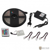 Эра Б0043070 Комплект многоцветной (RGB) светодиодной ленты ЭРА 5050kit-14,4-60-12-IP65-RGB-5m