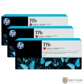 Картридж HP 771С струйный хроматический красный упаковка 3 шт (3*775 мл)