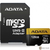 Micro SecureDigital 128Gb A-DATA AUSDX128GUII3CL10-CA1 {MicroSDXC Class 10 UHS-II, SD adapter}