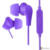 Perfeo наушники внутриканальные c микрофоном ALPHA фиолетовые