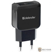 Defender Сетевой адаптер 2xUSB, 2.1А , черный (UPA-22) (83579)