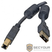 Defender USB04-10 PRO Кабель USB 2.0  для соед. 3.0м AM/BM , зол.конт, 2фер.фил.  (87431)