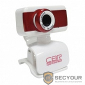 CBR Веб-камера CW-832M Red, универс. крепление, 4 линзы, 1,3 МП, эффекты, микрофон
