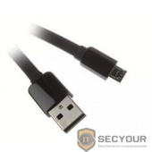 Кабель Continent  USB A - микро USB В 2.0 1м  QCU-5102BK 