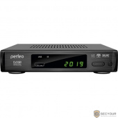 Perfeo DVB-T2/C приставка &quot;LEADER&quot; для цифр.TV, Wi-Fi, IPTV, HDMI, 2 USB, DolbyDigital, пульт ДУ [PF_A4412]