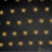 Neon-night 215-006 Гирлянда &quot;Сеть&quot; 2х2х1.5м,  свечение с динамикой, черный ПВХ, 136 LED, 230 В, цвет: Тёплый белый