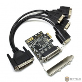 Espada  Контроллер PCI-E, 4S FG-EMT01AL-1, MCS9904CV,low profile, oem (40432)