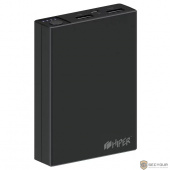 HIPER RP10000 BLACK Мобильный аккумулятор  Li-Ion 10000mAh 2.1A+1A 2xUSB черный