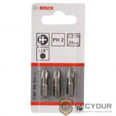 Bosch 2607001511 3 БИТ 25ММ PH2 XH