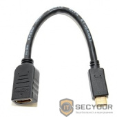 5bites BC-HDC2A1 Кабель-5bites Адаптер HDMI F / mini HDMI M 1.4B, зол.разъемы