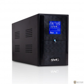 SVC, V-1500-L-LCD ИБП, Л-И., 1200ВА/720Вт, Вход:220В, AVR:145-290В, АКБ 2*12В/9Ач, LCD-дисплей, Напольный
