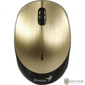 Genius Micro Traveler 9000BT V2 Gold {Bluetooth V4.0, компактная, прорезиненные вставки, оптическая, 800/1000/1200/1600 dpi, аккумулятор, USB} [31030299101]