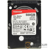 Жесткий диск 500Gb Toshiba (HDWK105UZSVA) L200 Slim {SATA 3, 5400 rpm, 8Mb, 2.5&quot;, 7.5 mm}