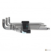 WERA (WE-022720) 3950 PKL/9 Набор Г-образных ключей, метрических, нержавеющая сталь, 9 предметов
