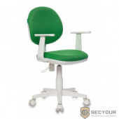 Кресло детское Бюрократ CH-W356/GREEN зеленый V398-42 (пластик белый) [1103173]