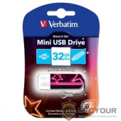 Verbatim USB Drive 32Gb Mini Neon Edition Pink 49390 {USB2.0}