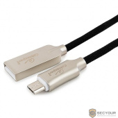 Cablexpert Кабель USB 2.0 CC-P-mUSB02Bk-0.5M AM/microB, серия Platinum, длина 0.5м, черный, блистер 			
