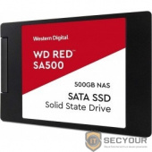 Накопитель твердотельный WD Твердотельный накопитель SSD WD Red™ SA500 NAS 3D NAND WDS500G1R0A 500ГБ 2,5&quot; SATA-III (TLC)