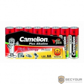 Camelion  LR6 Plus Alkaline SP8 (LR6-SP8, батарейка,1.5В)  (8 шт. в уп-ке)