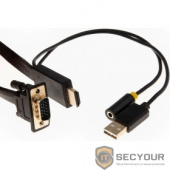 Telecom Кабель-переходник HDMI+audio+USB --&gt; VGA_M/M 1,8м &lt;TA675-1.8M&gt; [6926123465028]