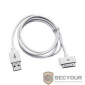 Gembird CC-USB-AP1MW Кабель USB  AM/Apple для iPad/iPhone/iPod, 1м белый (пакет)