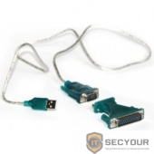 KS-is KS-040 Адаптер USB на порт COM (RS-232) + переходник DB25, Nikko  