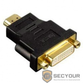 Адаптер Hama H-34036 HDMI (m) - DVI/D (f) позолоченные штекеры черный 