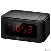 Ginzzu GM-881B {BT-Колонка 3W/LCD/USB/TF/AUX/FM/часы/будильник}
