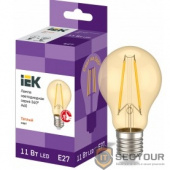 Iek LLF-A60-11-230-30-E27-CLG Лампа LED A60 шар золото 11Вт 230В 2700К E27 серия 360°
