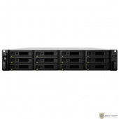 Synology RS2418+ Сетевое хранилище Rack 2U QC2,1GhzCPU/4Gb(up to 64)/RAID0,1,10,5,6/up to 12hot plug HDDs SATA(3,5' or 2,5')(up to 24 with RX1217)/2xUSB/4GigEth(+1Expslot)/iSCSI/2xIPcam(up to 40)