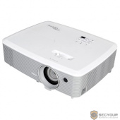 Optoma EH400+ Проектор {DLP, Full HD (1920*1080), 4000 ANSI Lm, 22000:1; TR 1.13 - 1.47:1; HDMI x2; MHL; VGA IN; Composite; Audio IN 3,5mm; VGA Out; Audio Out; RS232; USB A Power (5V-1A); 2W; 29/30 Db