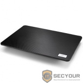 DEEPCOOL N1 BLACK  (Подставка для охлаждения ноутбука ( 20шт/кор, до 15,6&quot;, супертонкий 2,6см, 180мм вентилятор, черный) Retail box)