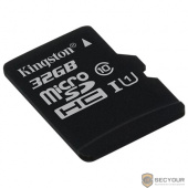 Micro SecureDigital 32Gb Kingston SDCS/32GBSP {MicroSDHC Class 10 UHS-I}