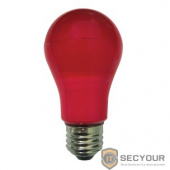 ECOLA K7CR80ELY classic   LED color  8,0W A55 220V E27 Red Красная 360° (композит) 108x55