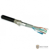 Hyperline ISF4-C5e-P-IO-PVC/PVC-500 (500 м) кабель для сетей Industrial Ethernet, категория 5e, 4х2х24 AWG (19x0.127 мм), многопроволочные жилы (patch), SF/UTP, для внутренней и внешней прокладки (-40