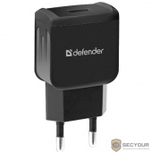 Defender Сетевой адаптер 1 USB, 5V/1А, черный, пакет (EPA-02) (83838)