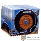 43426 Диски CD-R Verbatim VINIL, 700Mb 80 min, 48-X/52-X (Slim Case, 10 шт.) 