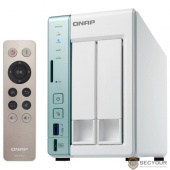 QNAP D2 Pro Сетевое хранилище 2 отсека для HDD, с функцией USB Quick Access, HDMI-порт. Intel Celeron N3060 1,6 ГГц (до 2,48 ГГц), 1 ГБ