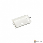 Legrand 661650 Тонкая рамка для встраиваемого монтажа в сухие перегородки для эвакуационных светильников URA ONE, цвет белый