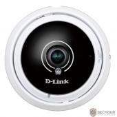 D-Link DCS-4622/UPA/B1A 3 Мп купольная сетевая камера с объективом Fisheye 360, день/ночь, c ИК-подсветкой до 8 м, PoE, WDR и слотом для карты microSD (адаптер питания в комплект поставки не входит)