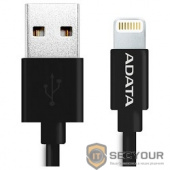 Cable A-DATA MFI PVC 1м black (AMFIPL-100CM-CBK) (21704)