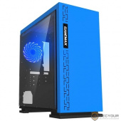 GameMax [H605BL EXPEDITION BL] H605, Синий, 1*USB3.0; 2*USB2.0, Window, (без БП)