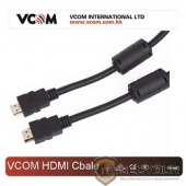 VCOM VHD6020D-3MB Кабель HDMI 19M/M ver:1.4+3D, 3m, позолоченные контакты, 2 фильтра Blister